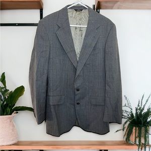 Polo University Club By Ralph Lauren Mens Gray Blazer Measures 40R - Read!